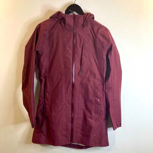 SHERPA OUTDOOR Sz S Adventure Hiking Soft  Lined High Low Hem Hooded Jack…